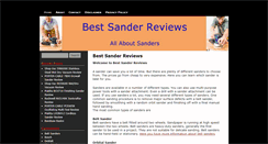 Desktop Screenshot of bestsanderreviews.com